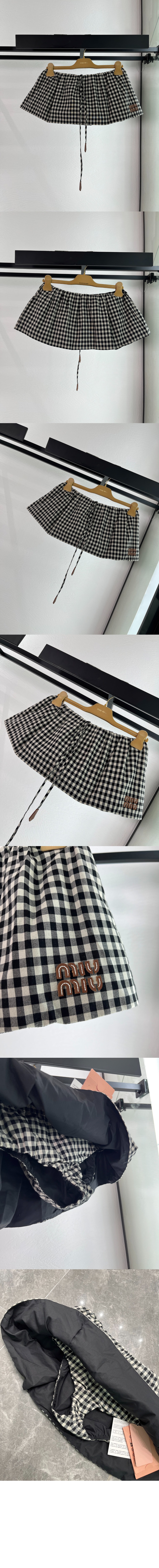 깅엄 체크 미니스커트 > Etc - 기타제품