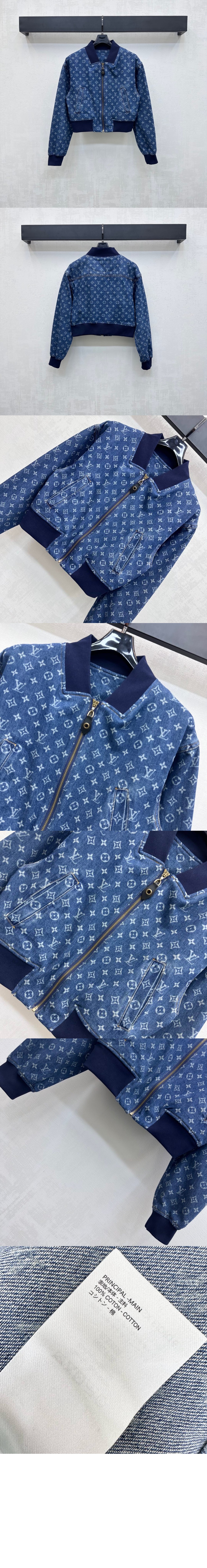 크롭드 모노그램 데님 보머 재킷 > Etc - 기타제품