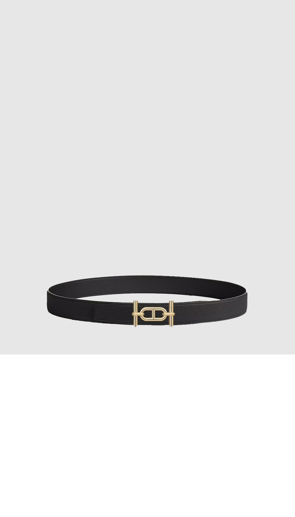 Ancre 벨트 버클 리버서블 가죽 스트랩 > 에르메스