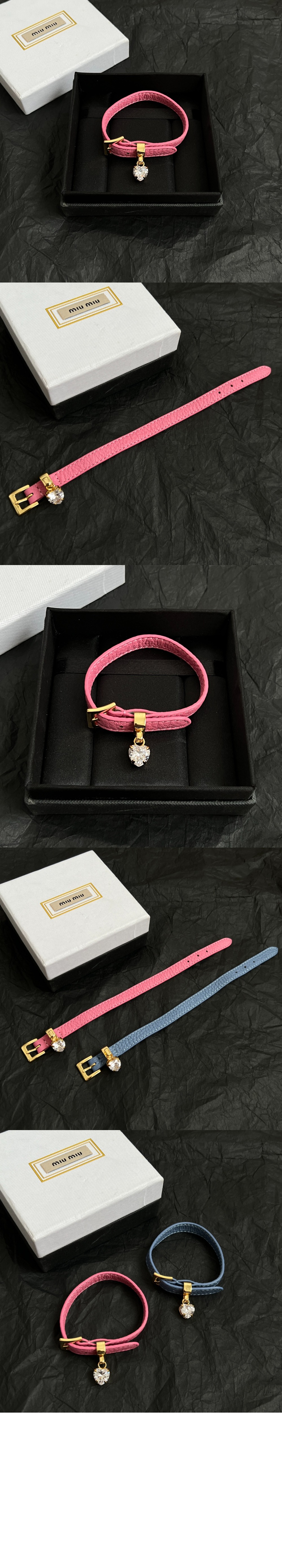 레더 브레이슬릿 5IB066 > 미우미우
