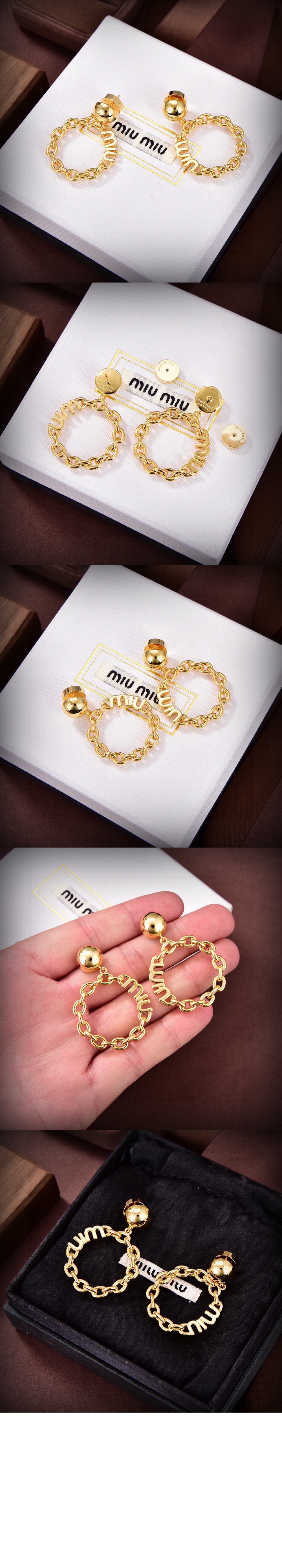 메탈 이어링 5IO051 > 미우미우