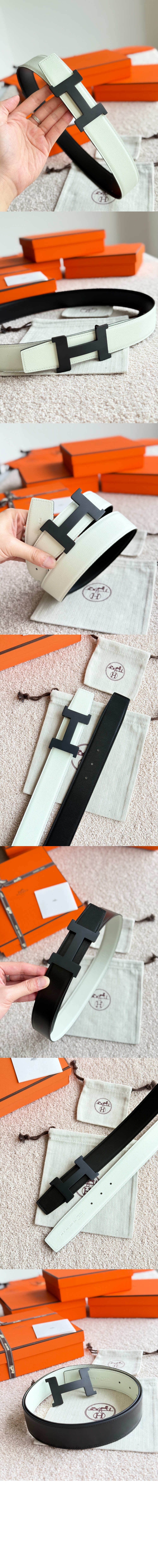 Constance 벨트 버클 리버서블 가죽 스트랩 > 에르메스