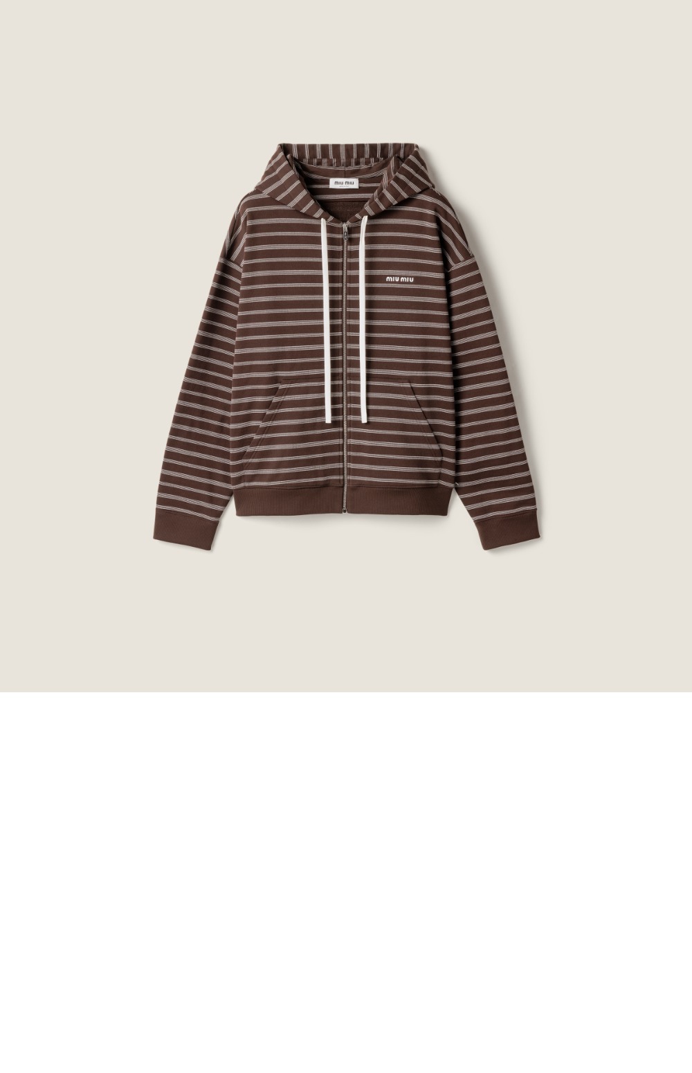 스트라이프 코튼 플리스 후디 재킷 > Etc - 기타제품