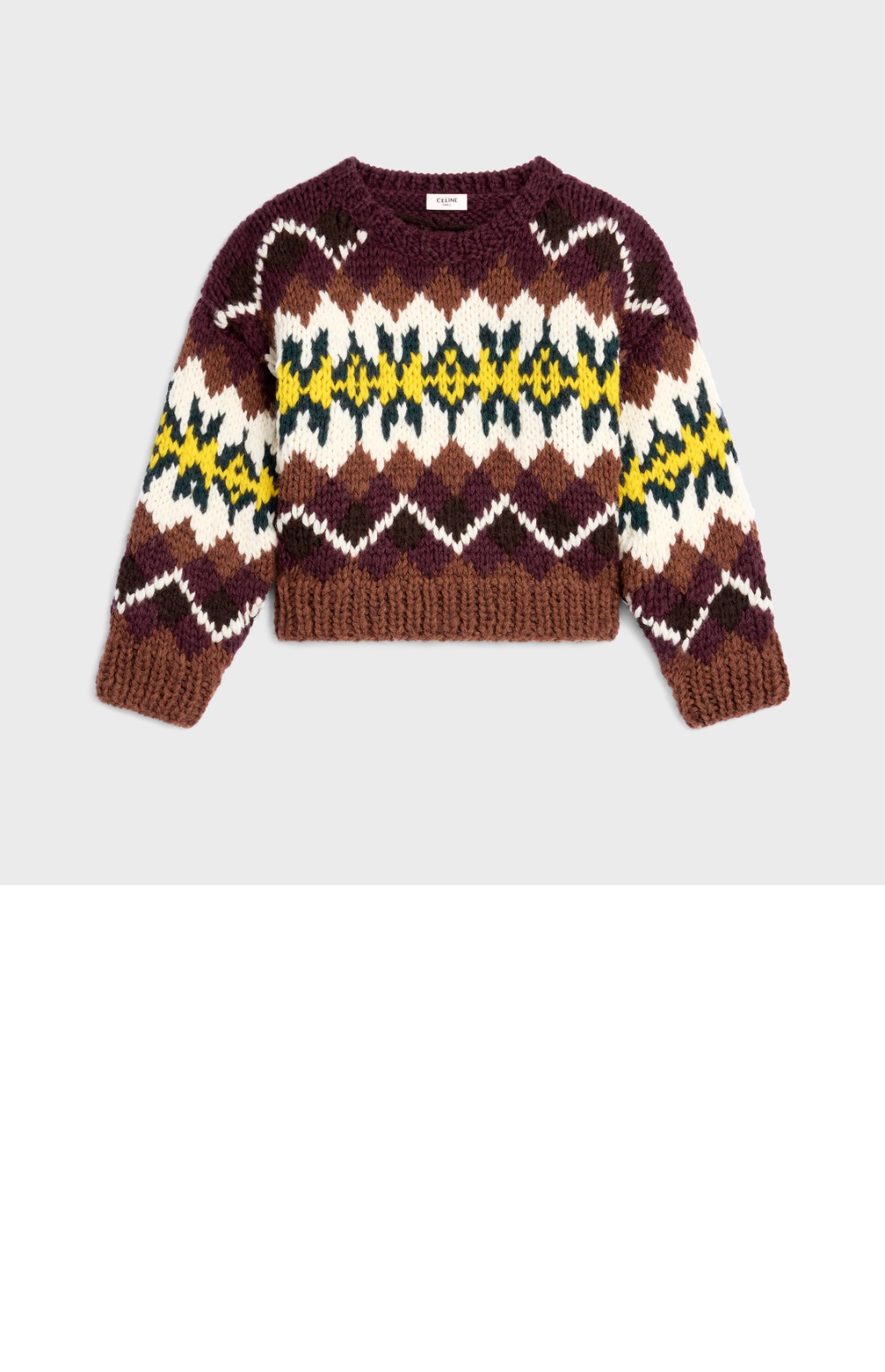 크루넥 스웨터 페어 아일 울 > Etc - 기타제품