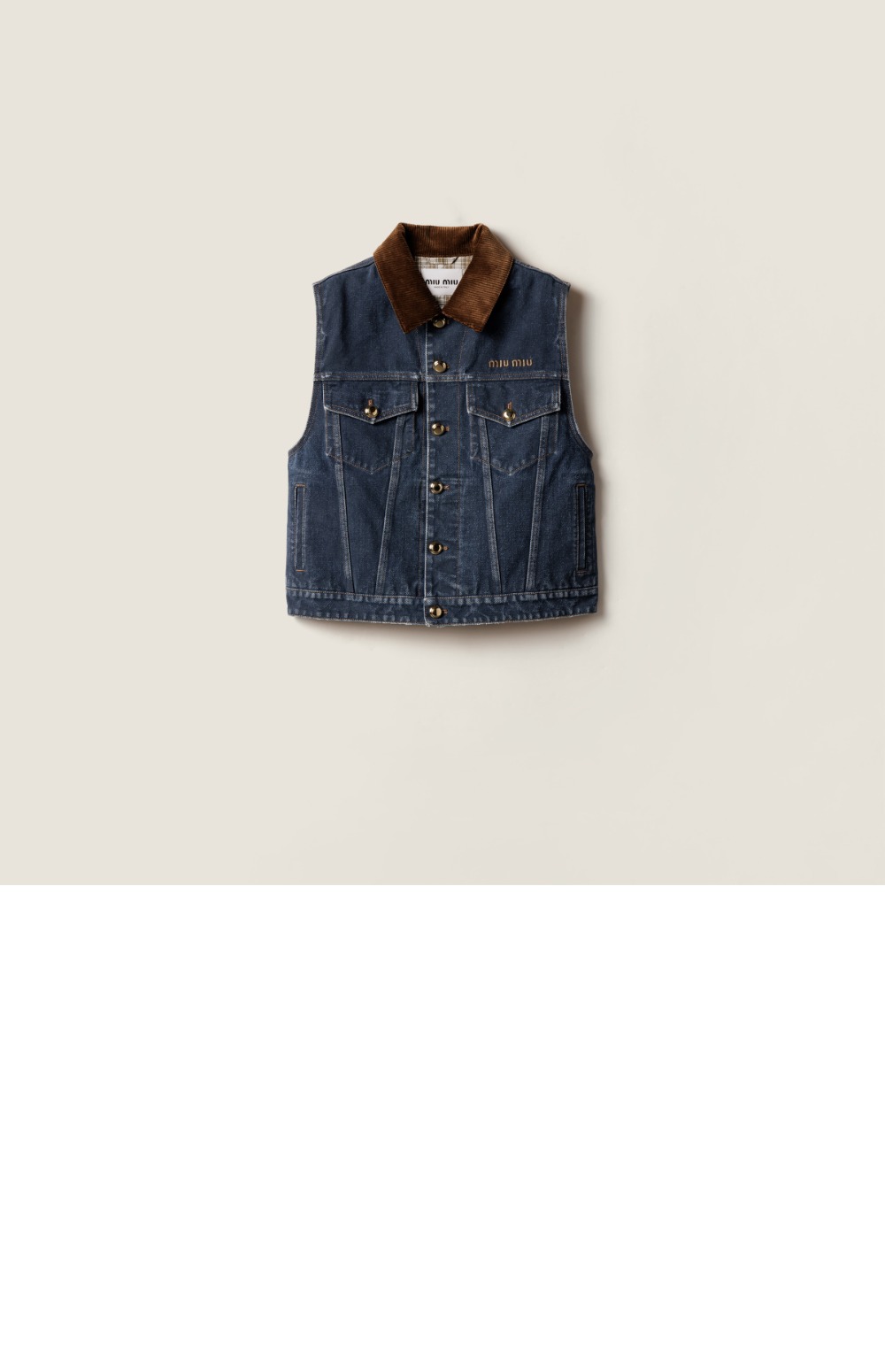 플로킹 데님 벨벳 베스트 > Etc - 기타제품