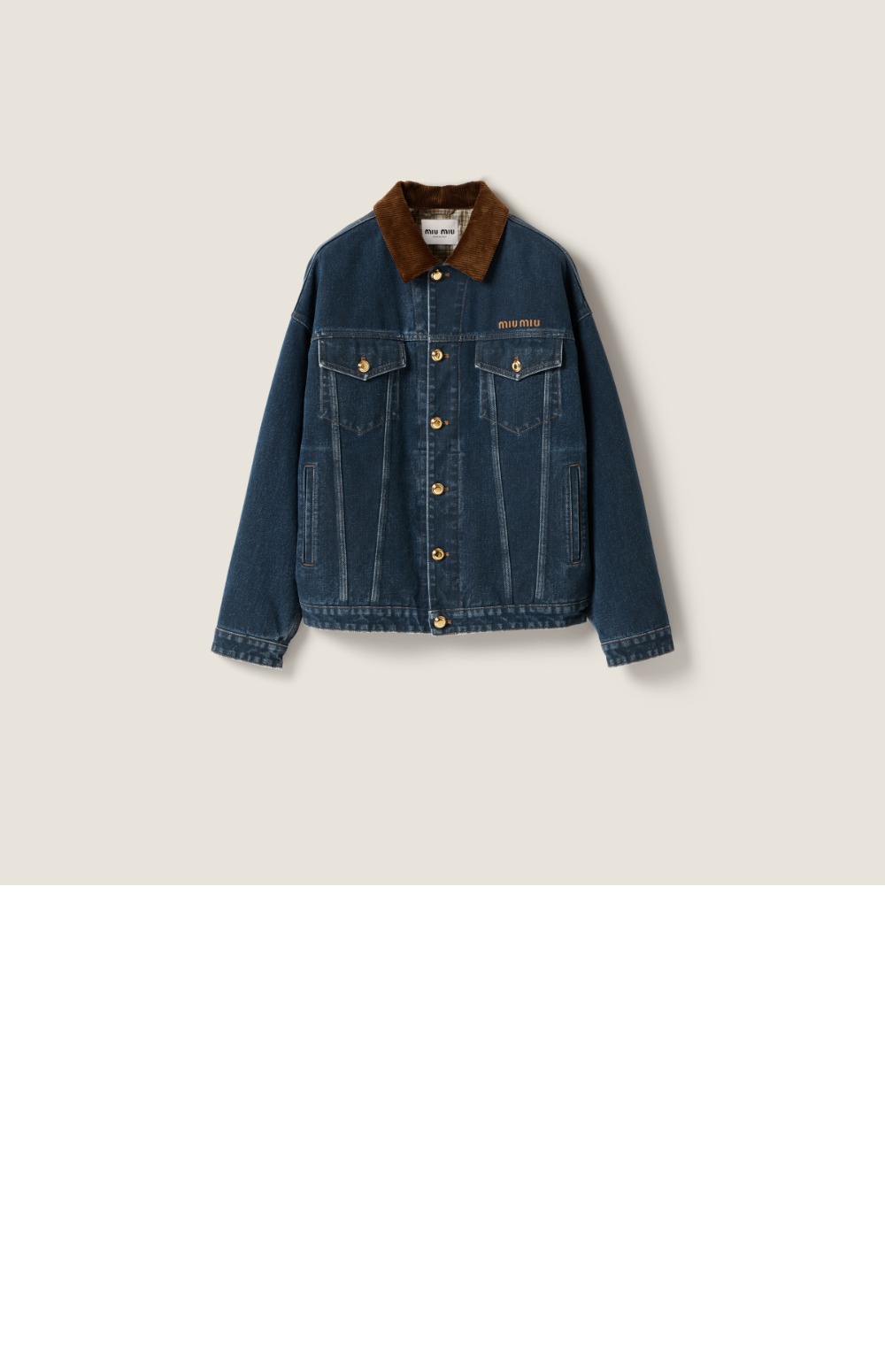 플로킹 데님 벨벳 블루종 재킷 > Etc - 기타제품