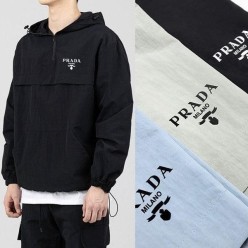 프** 밀라노로고 후드 아노락