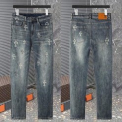 크* 멀티로고 워싱스판 데님진수입최고급