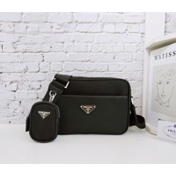 프** 고급 리나일론 크로스백 블랙 2VH048 2DMH F00021