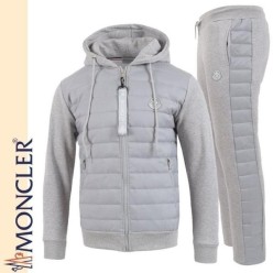 실버 로고 패치 패딩 집업 셋업 기모 패딩 원단