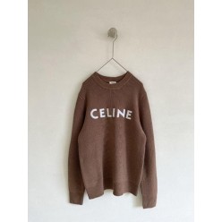 셀** 25 로고 리브드 울 니트  수입