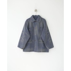 프** 25 디스트레스드 이펙트 데님 자켓  수입