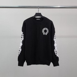 크* 래더 자수말굽 오버핏 맨투맨