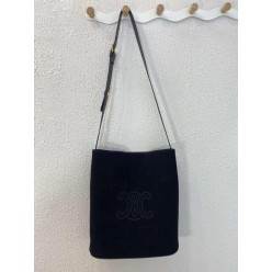 셀** 스웨이드 숄더백