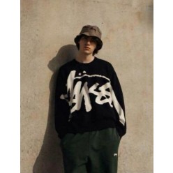 스** 빅로고 스탁 자카드 스웨터 니트수입풀(남녀공용)