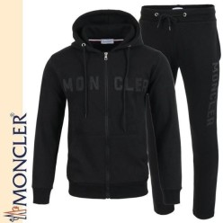 가죽 레터링 로고 후드집업 셋업