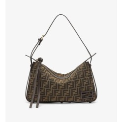 펜* 심플리 미디엄 브라운 FF 자카드 패브릭 백 8BR829AFPMF1GL7풀박스