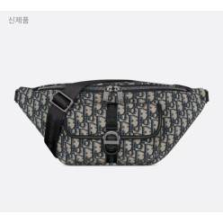 디* 8 벨트백 베이지  블랙 Di0r Oblique 자카드