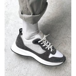 디* B25 러너 스니커즈 그레이