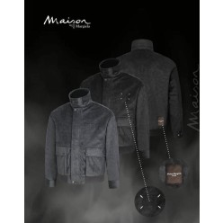 메* 마르지엘라 스웨이드 집업자켓