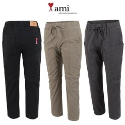 아* 융본딩 바이오워싱 스판 밴드 배기핏 팬츠