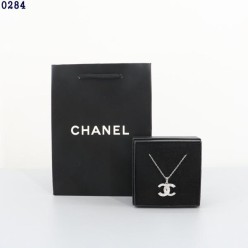 샤* CC로고 큐빅 목걸이