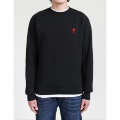 아* 스몰체인 레드 하트 코튼 맨투맨수입풀