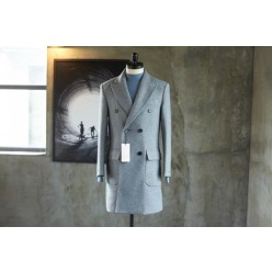 구* FW 프리미엄 캐시미어울 호시스테치 혼방코트