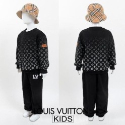 루* 그라데이션 로고 맨투맨 셋업 키즈 가을 신상