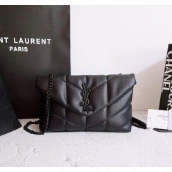 생** 고급 루루 푸퍼 미니 토이백 검정 흑장