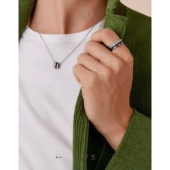 부** 콰트로 블랙 에디션 링 펜던트 목걸이수입최고급