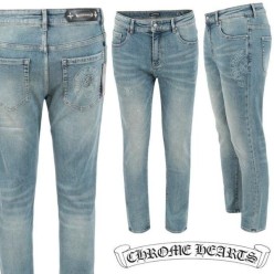 크* 말굽 프린트 엠보 워싱 슬림 일자진