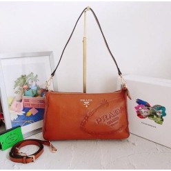 프** 고급 유진 불박크로스백 브라운