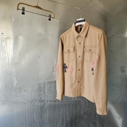 크* 크로스 패치 셔츠자켓