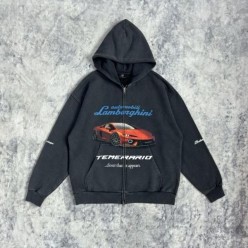 발**** x 람보르기니 25 오토모빌리 후드집업  수입 프리미엄