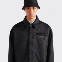 프** 리나일론 플레이트 패딩 셔츠 자켓  수입