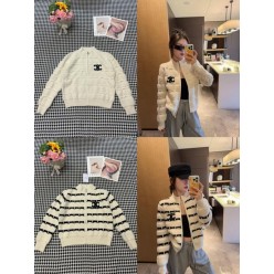 샤* 셀레터링 지퍼 니트집업(두툼)