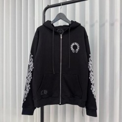 크* 홀스슈 플로랄 후드 집업