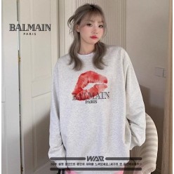 발* 입술 레터링 로고 디자인 밍크양기모 티셔츠