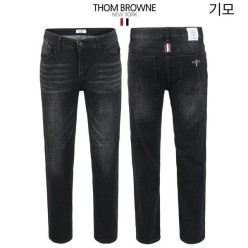 톰* 안기모 블랙 히든밴딩 슬림일자팬츠
