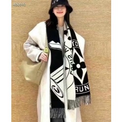 루* 락 앤드 키 스카프 블랙