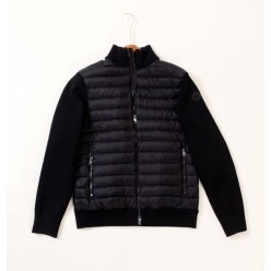 수입 최고급 니트패딩 크레이프 코튼 집업