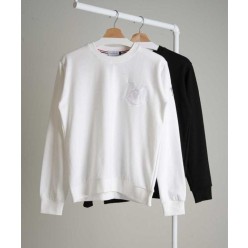 빅로고 자수 맨투맨