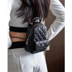 샤* 고급 24 크루즈 캐비어 탑핸들 미니 백팩