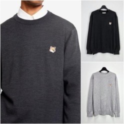 메* 마르지엘라 브라운 폭스헤드 베이직 라운드 니트