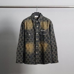 셀** 트리오페 데님 셔츠