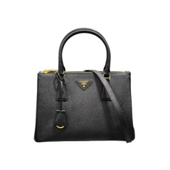 프** 갤러리아 사피아노 가죽 백 블랙 1BA896 NZV F0002 ㅡ미디엄ㅡ