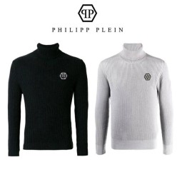 필* 플레이트 골지 터틀넥