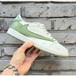 나** x 트래비스 스캇 x 프라그먼트 에어조던1 로우 그린 Travis Scott x Fragment Design x Air Jordan1 Low 0G SP AJ1 그린