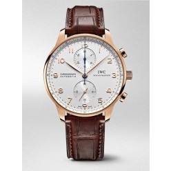 I** 샤프하우젠 포르투기저 화이트다이얼 골드침